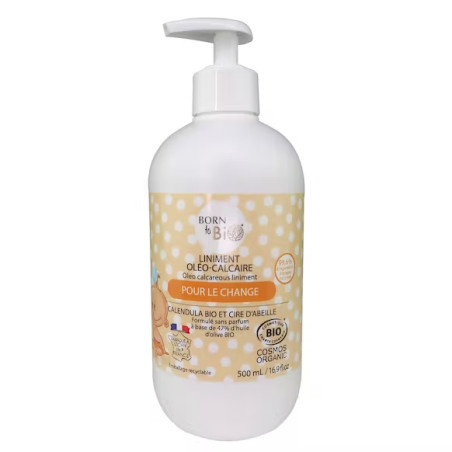 Liniment Oléo-calcaire pour Bébé 500mL - Certifié bio - Born to bio