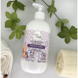 Lait de toilette pour Bébé 500mL - Certifié bio - Born to Bio