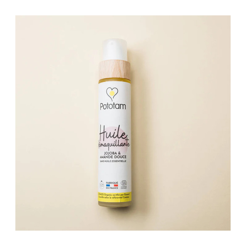 Huile Démaquillante Jojoba et Amande douce