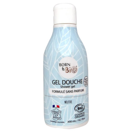 Gel Douche Neutre Formule sans parfum - Certifié bio