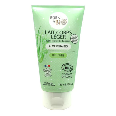 Lait corps léger Aloé vera - Certifié Bio 150 ml