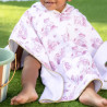 Poncho de Bain imprimé Rose