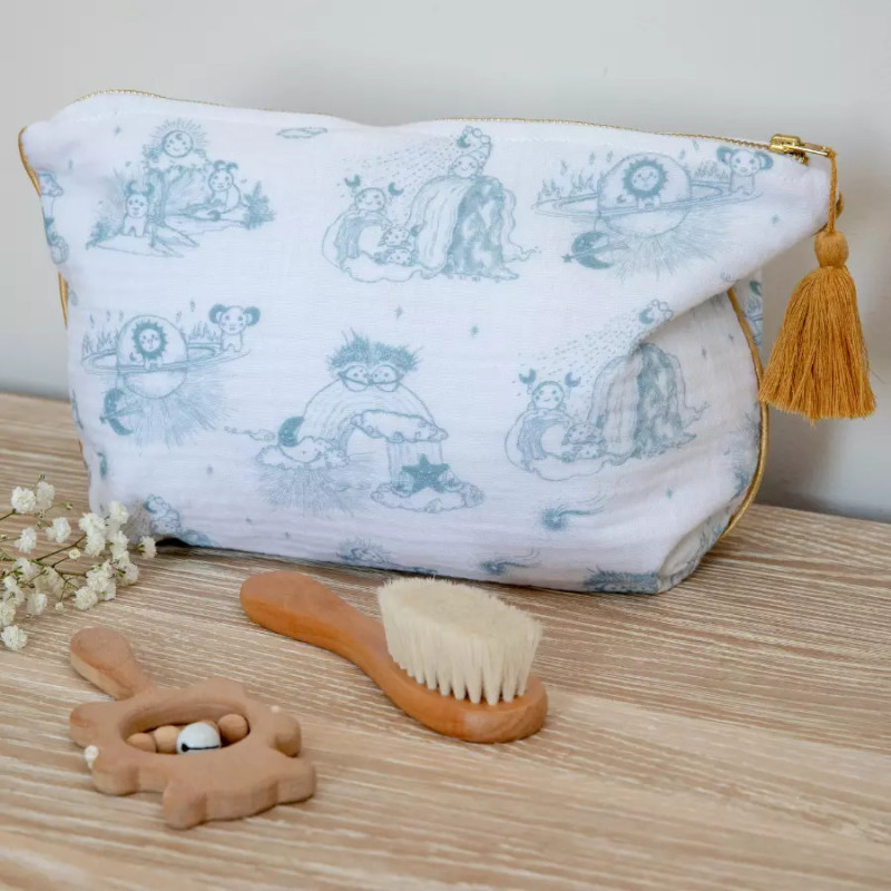 Trousse de Toilette Jouy Bleue