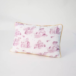 Coussin décoratif Jouy Rose